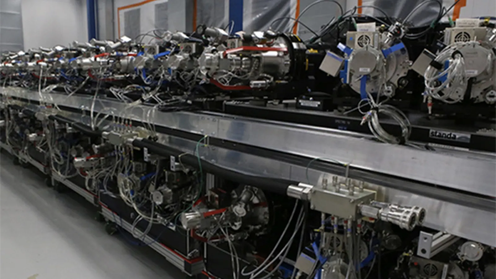 Image of the 10 spectrographs for the Dark Energy Survey Instrument (DESI)