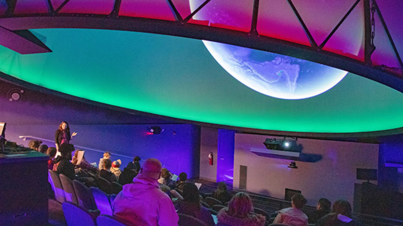 Image of the SciDome Planetarium at OSU Newark