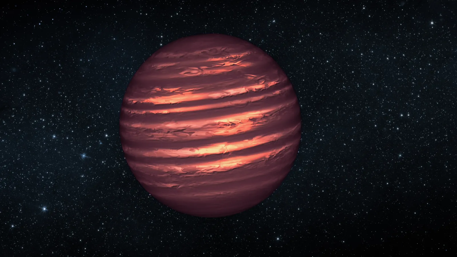 Image Description and Credit: Artist's conception of a T-type brown dwarf star, which is more hot and massive compared to other planets, and yet, lacks the mass required to be a star. (NASA/JPL-Caltech)