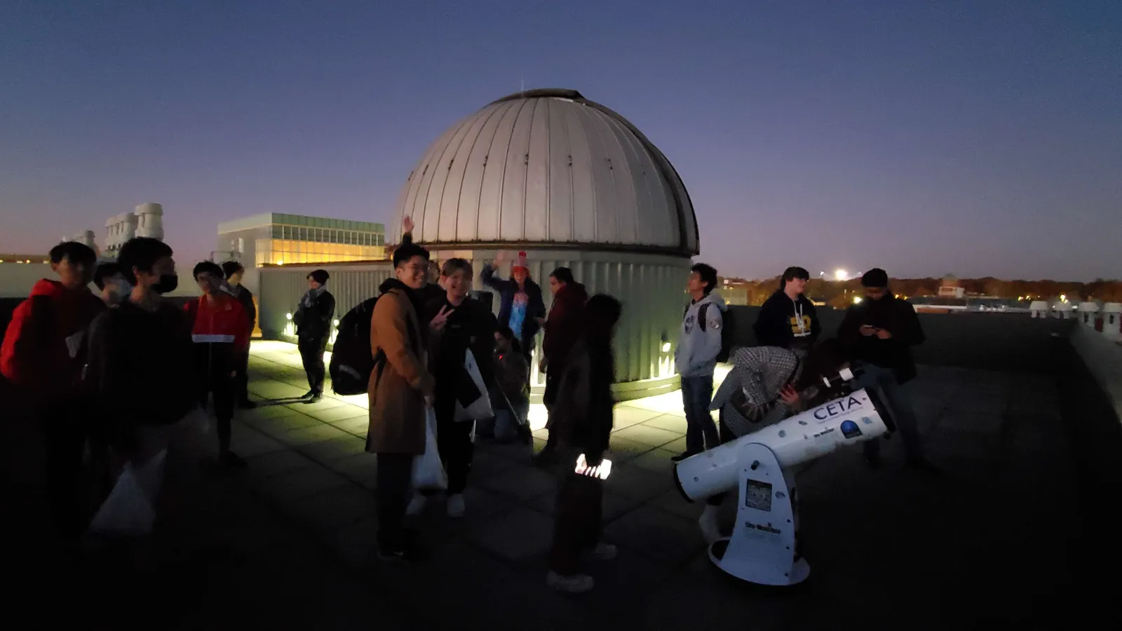 CETA Student Organization at a Star Party