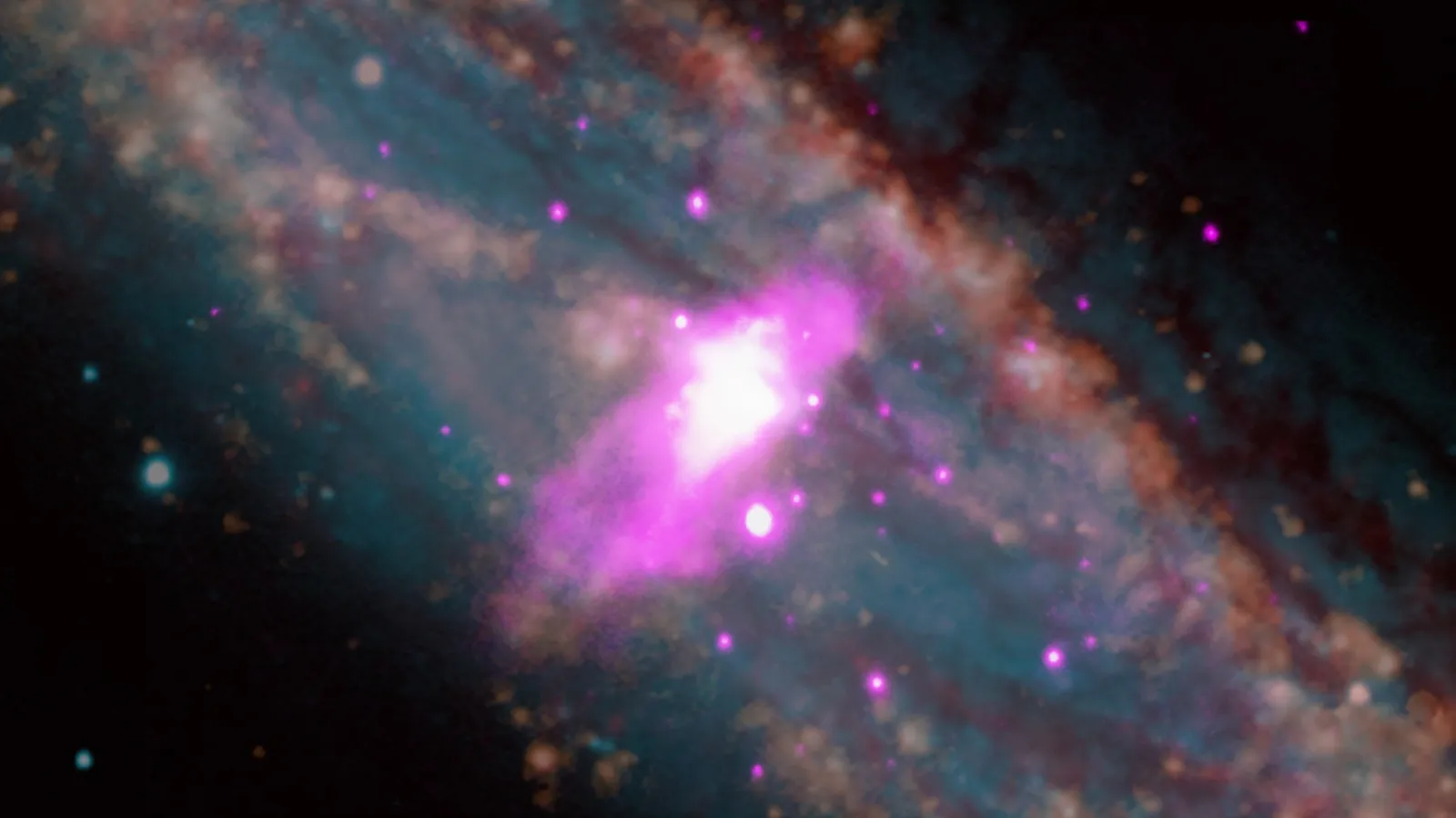 Photo: X-ray: NASA/CXC/The Ohio State Univ/S. Lopez et al.; H-alpha and Optical: NSF/NOIRLab/AURA/KPNO/CTIO; Infrared: NASA/JPL-Caltech/Spitzer/D. Dale et al; Full Field Optical: ESO/La Silla Observatory.