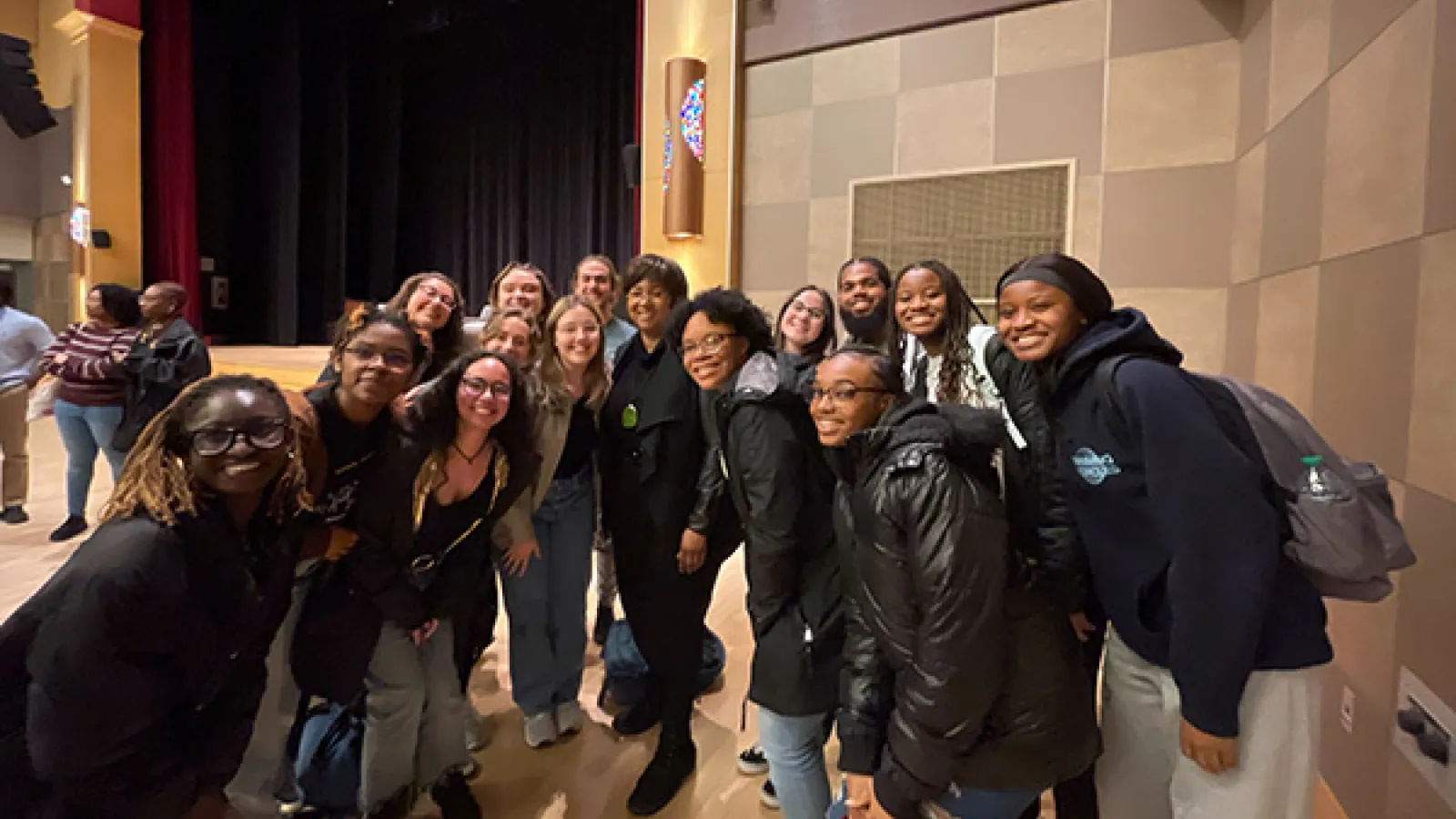 Image of OSU Undergraduates with Astronaut Dr. Mae Jemison