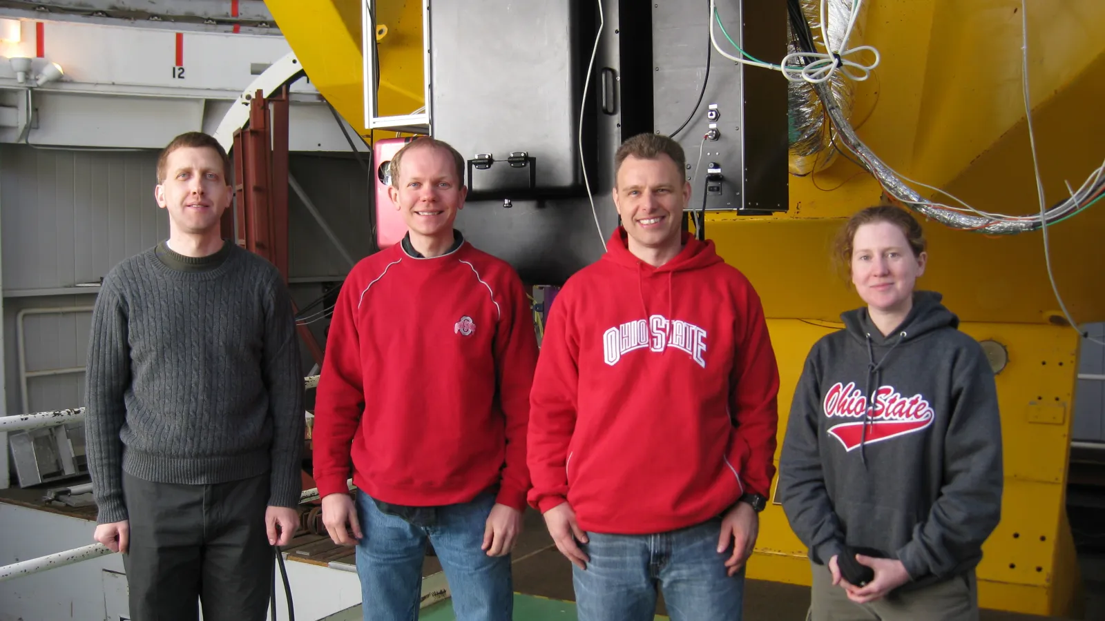 OSMO instrument team at first light April 2010