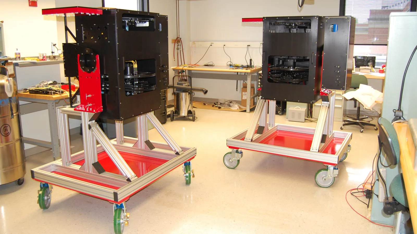 COSMOS and KOSMOS Spectrographs in the OSU Lab