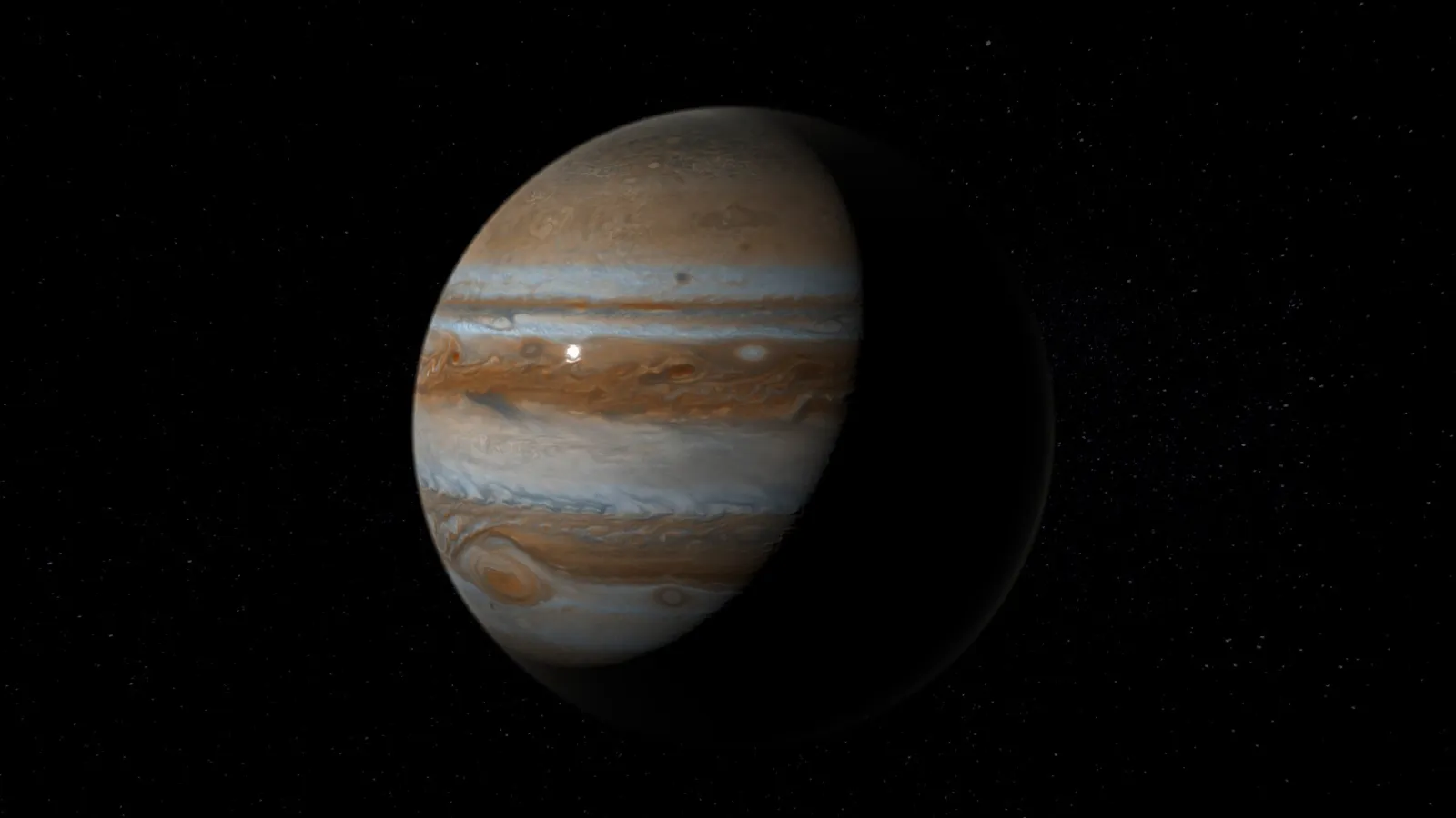 The planet Jupiter