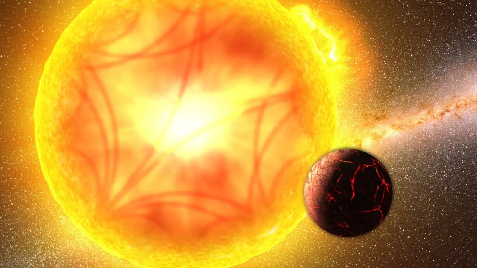 Stars and their sound waves. Image credit: NASA/Gabriel Perez Diaz/Instituto de Astrofisica de Canarias