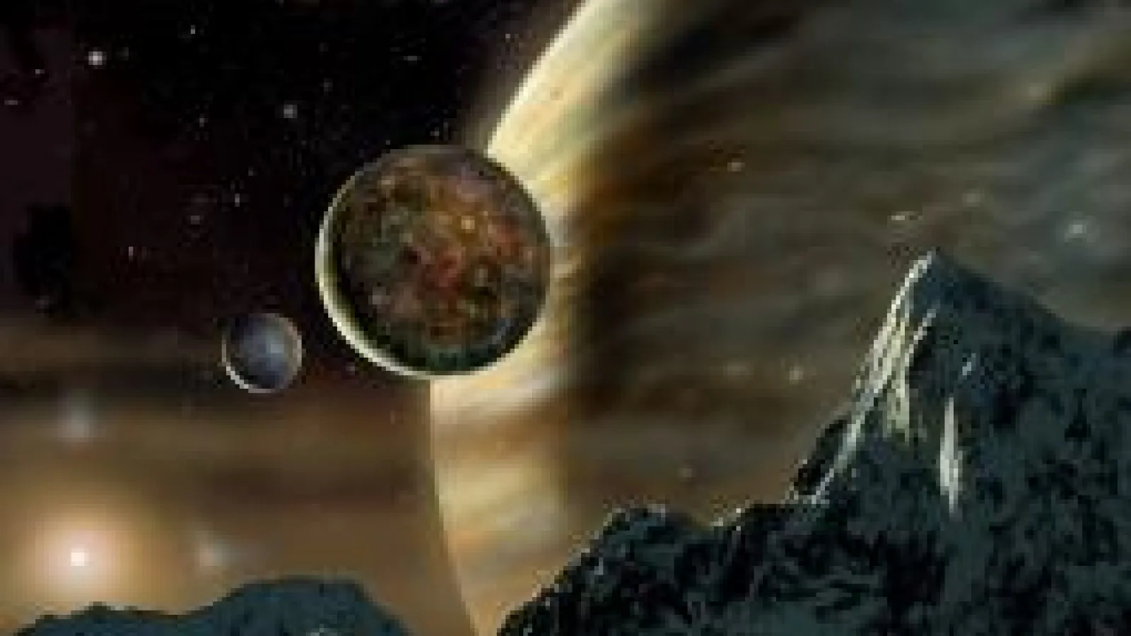 Artists representation of an exoplanet