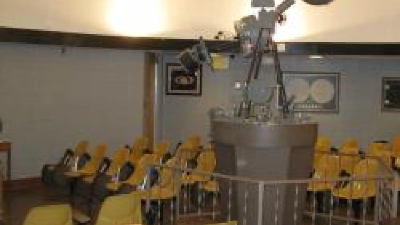 The old Spitz star ball in the OSU Planetarium