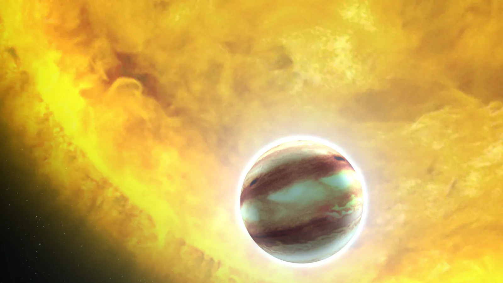 Hot Jupiter Exoplanet (artist's conception)