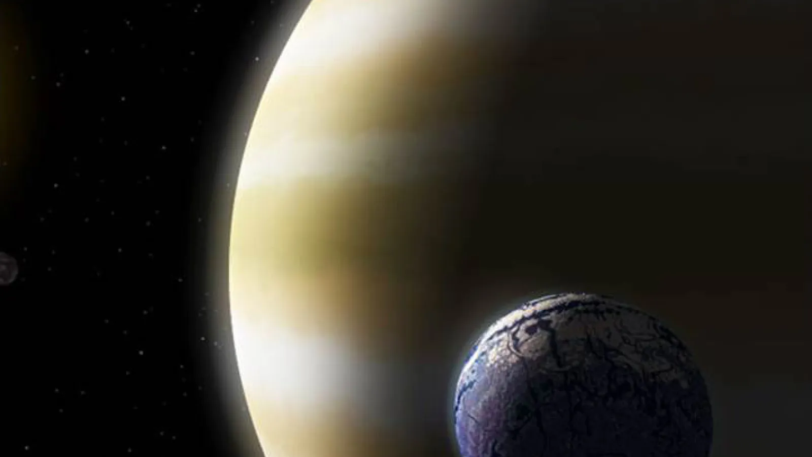 Artist's conception of an exoplanetary system [NASA Image]