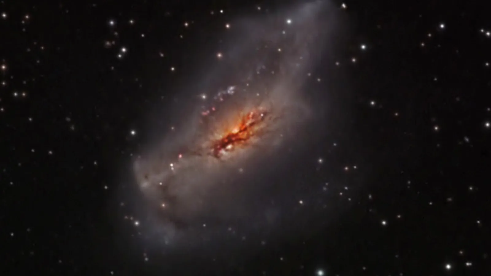 NGC2146 Image by Ken Crawford