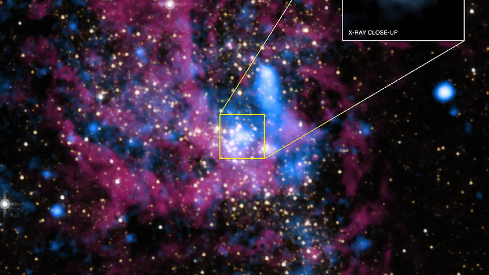 Sagittarius A* (Image credit: X-ray: NASA/UMass/D.Wang et al., IR: NASA/STScI)
