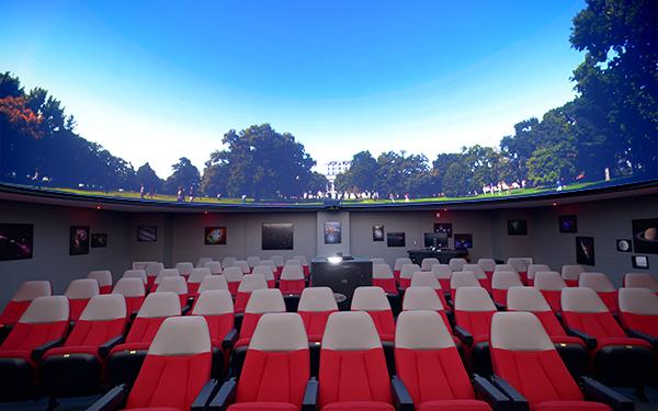 Planetarium with the Oval shown on the dome