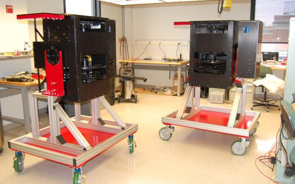 KOSMOS and COSMOS spectrographs in the OSU ISL assemby lab