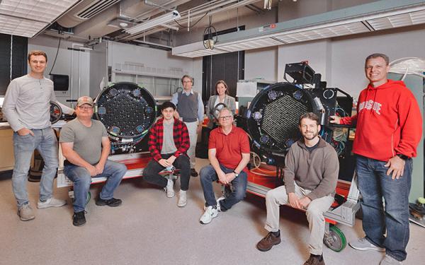 Imaging Science Lab Team with Sloan FPS Instrument