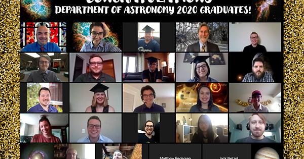 Astronomy Class of 2020 Department of Astronomy