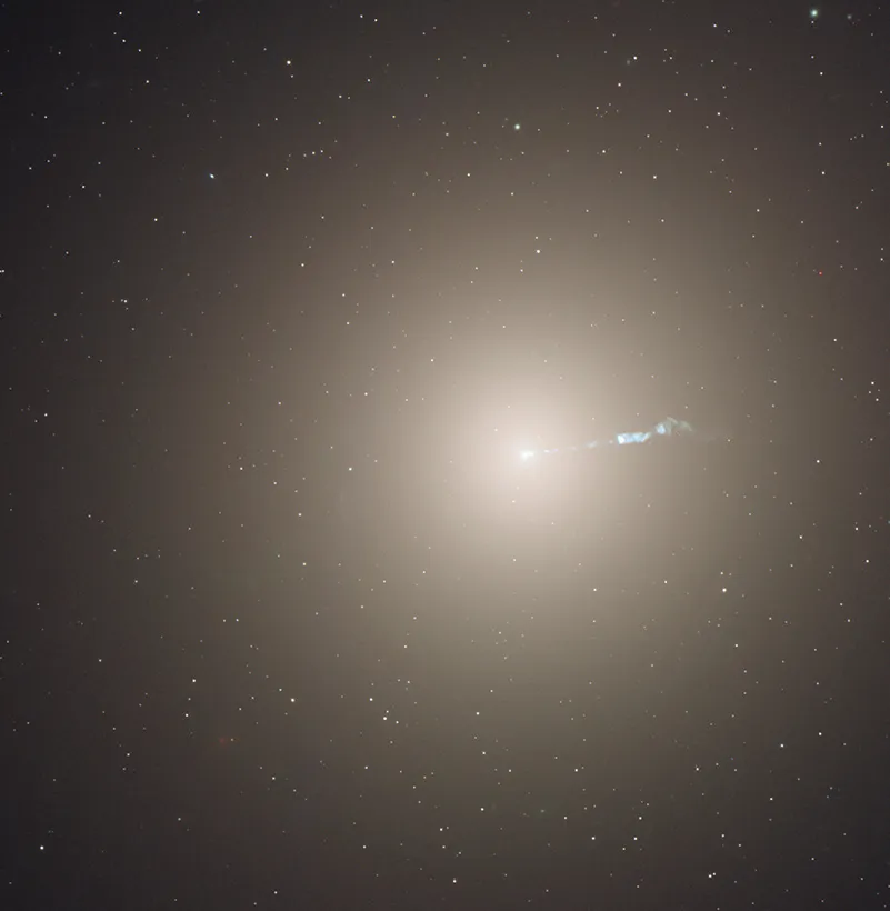 Jet from the supermassive black hole in the M87 galaxy