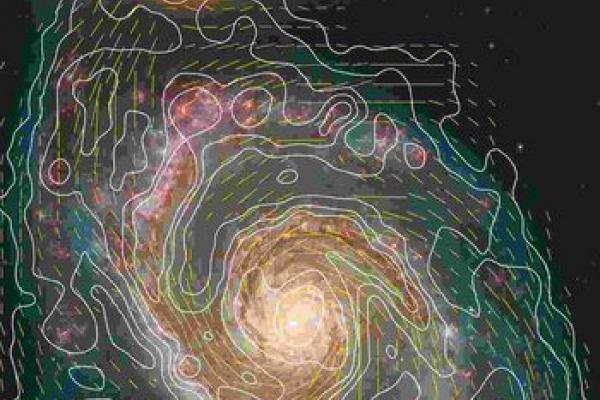M51 Magnetic Field Map M51 Magnetic Field Map