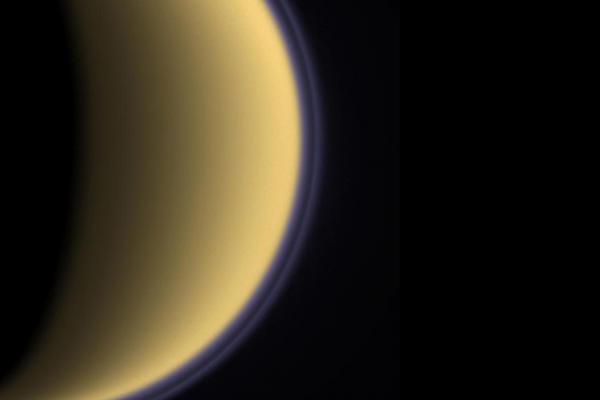Limb of Saturn's Moon - Titan