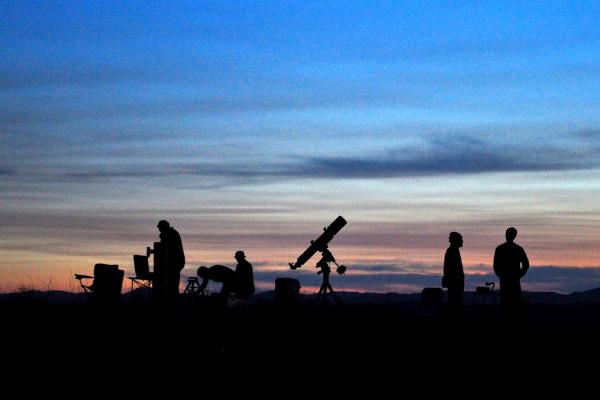 A star party in the black hills. Photo taken by Barb of the Black Hills Astronomical Society