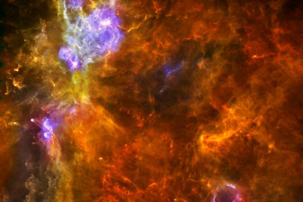 W3 star-forming region from the Herschel Space Telescope