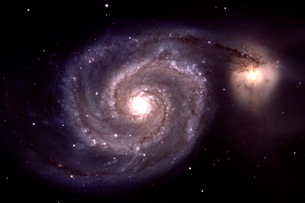 Galaxy M51 imaged using OSMOS on the MDM 2.4m telescope