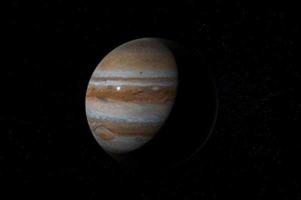 The planet Jupiter