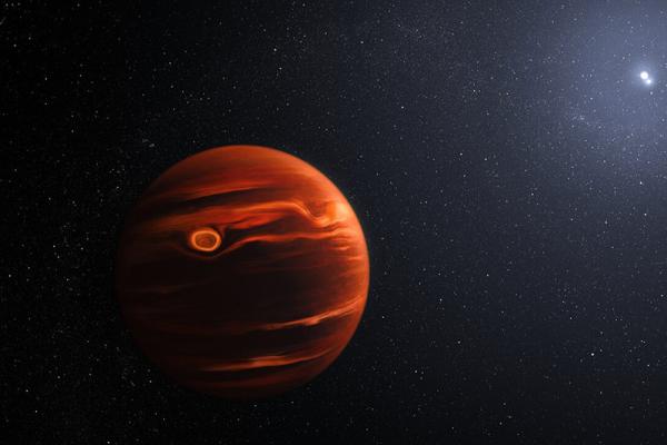 Illustration of a Brown Dwarf around a Star