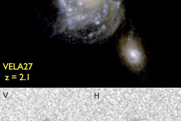 CANDELS Simulated z=2.1 Galaxy CANDELS Simulated z=2.1 Galaxy