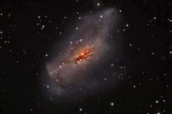 NGC2146 Image by Ken Crawford