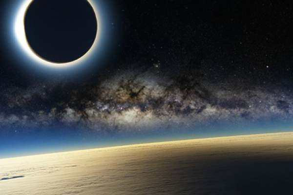 Eclilpse From Space Eclipse From Space