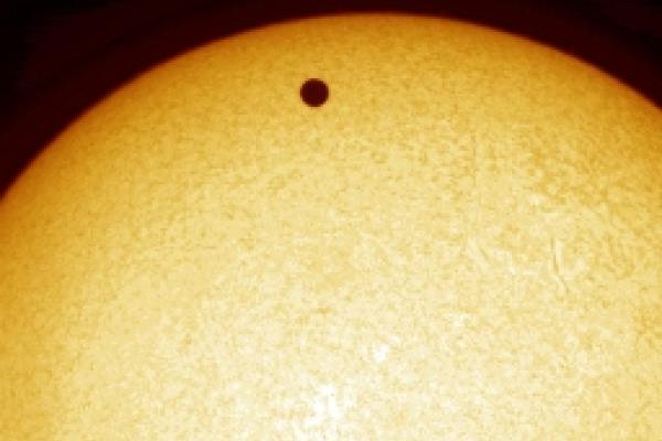 Venus passing in front of the Sun