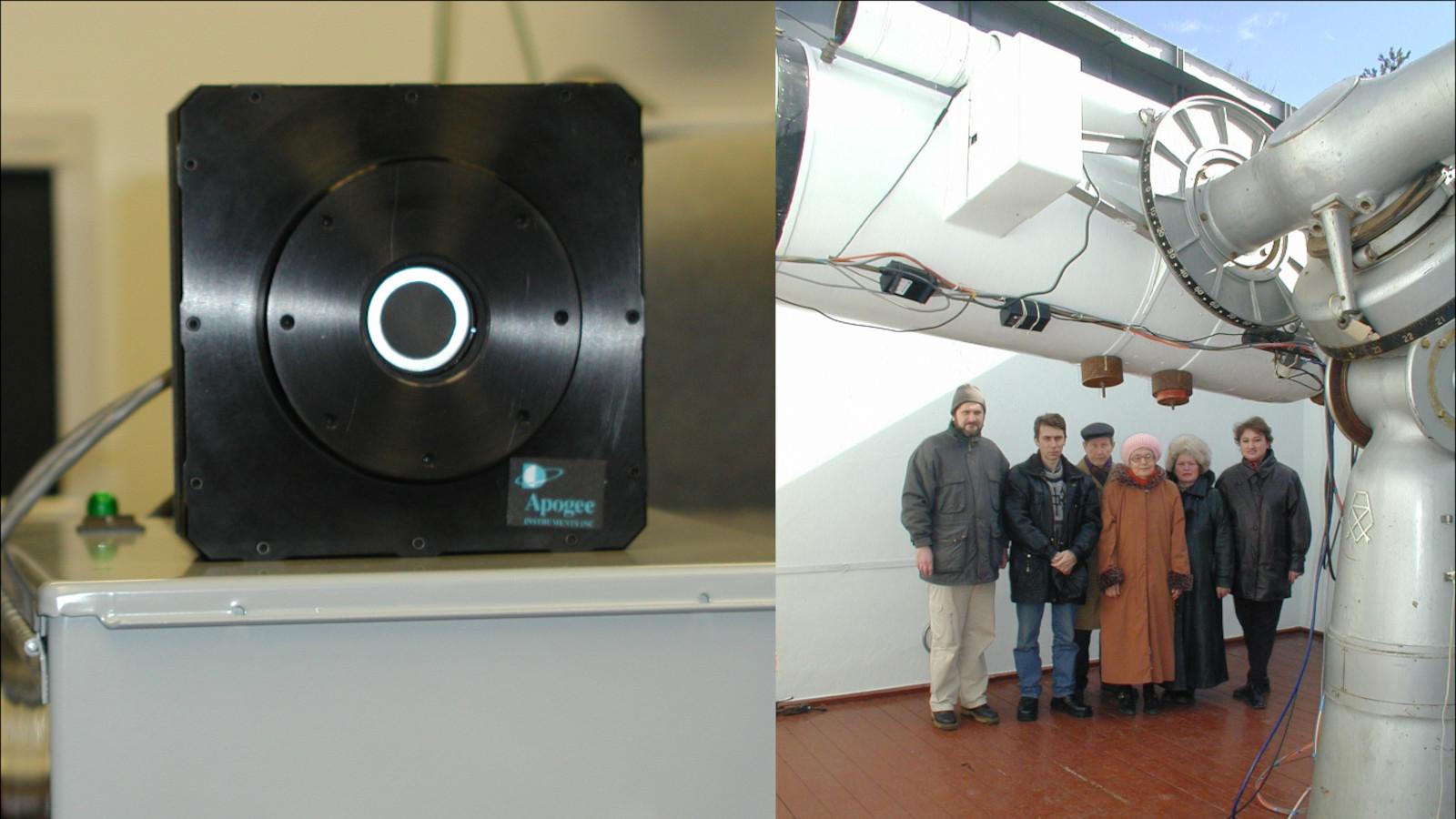 Apogee CCD cameras system for the Crimean Astrophysical Observatory 0.7m telescope
