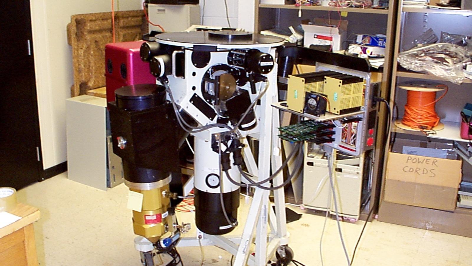 CCDS in the OSU lab during CCD upgrades in 1999