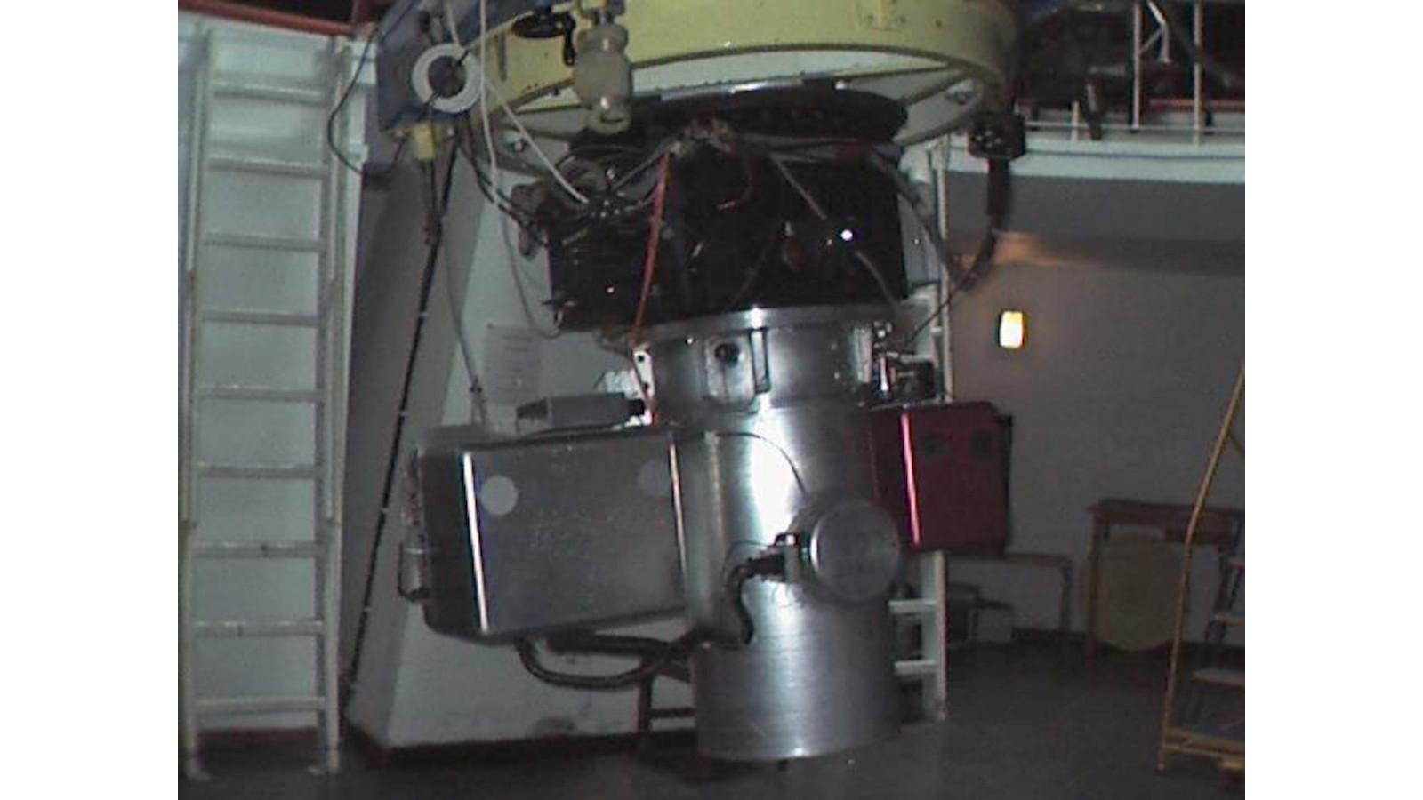 DANDICAM on the SAAO 1m telescope viewed from the north