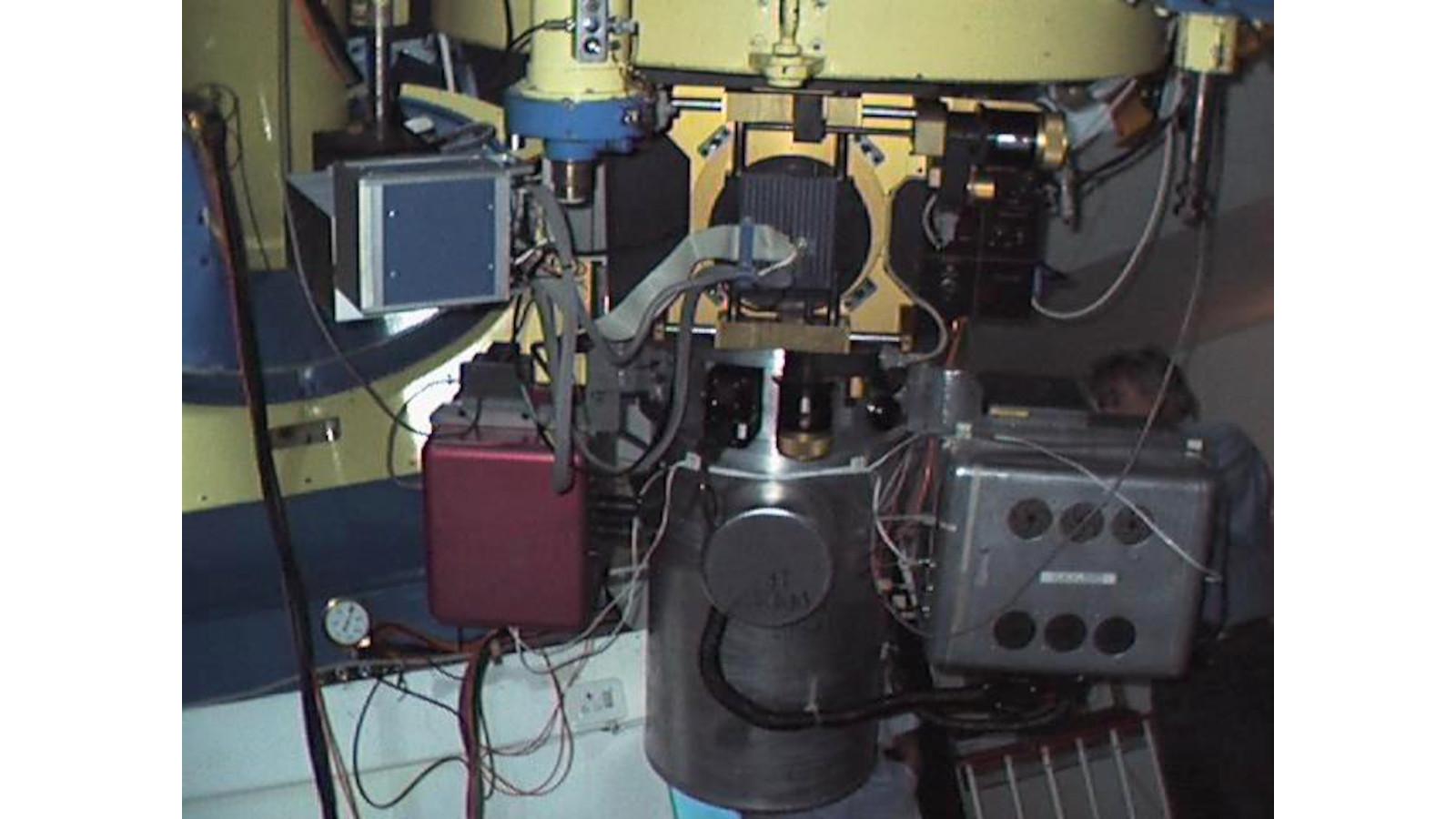 DANDICAM on the SAAO 1m telescope viewed from the south