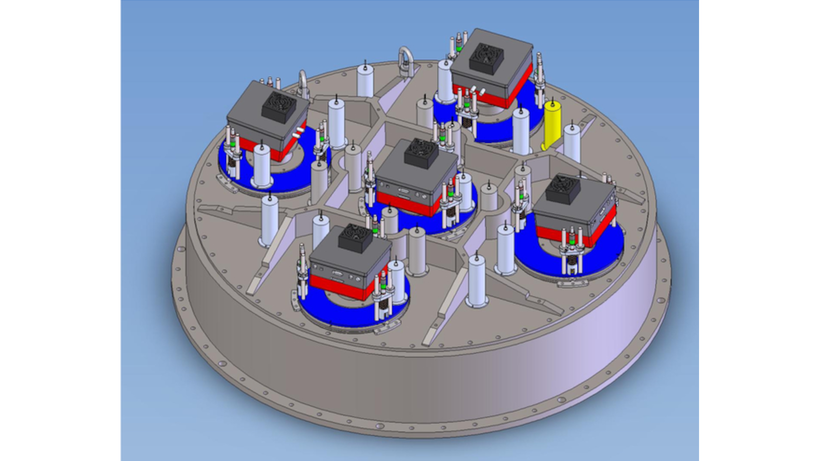 DESI commissioning instrument focal plane assembly design