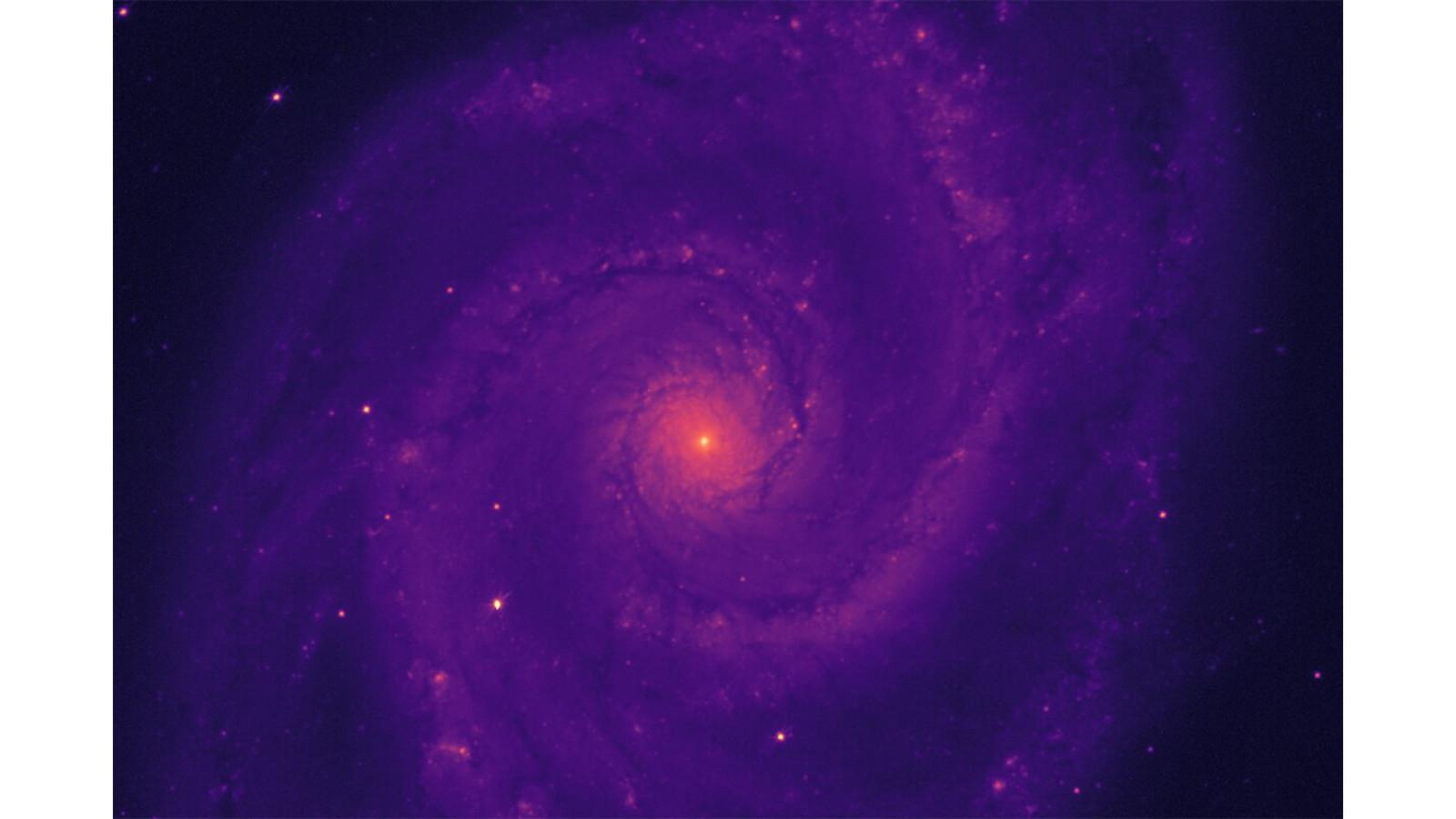 DESI Commissioning Instrument CCD camera first-light image of galaxy M51