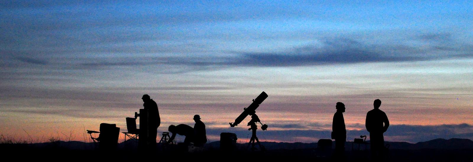 A star party in the black hills. Photo taken by Barb of the Black Hills Astronomical Society